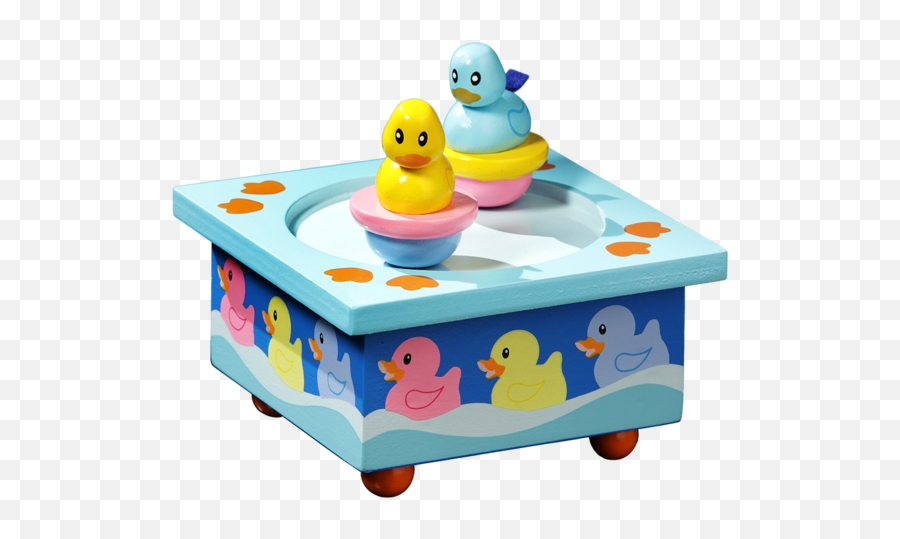 Twirlytunes Rubber Ducky Wooden Music Box Clipart - Full Soft Png,Rubber Ducky Png