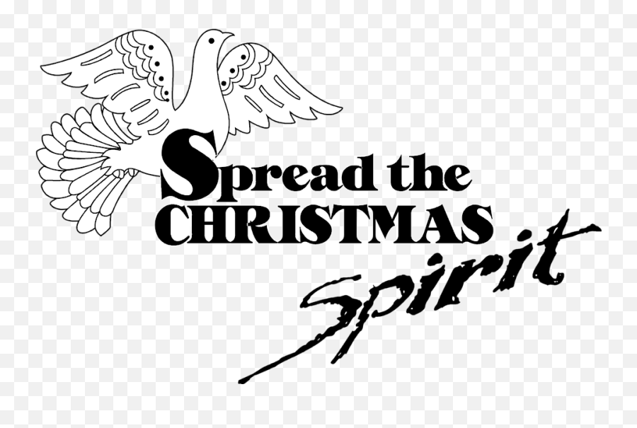Christmas Doves Png - Christmas Slogan Transparent Cartoon Christmas Clip Art Black,Doves Png