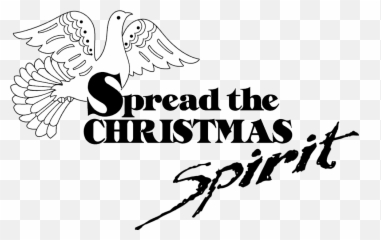 Christmas Doves Png - Christmas Slogan Transparent Cartoon Christmas Clip Art Black,Doves Png