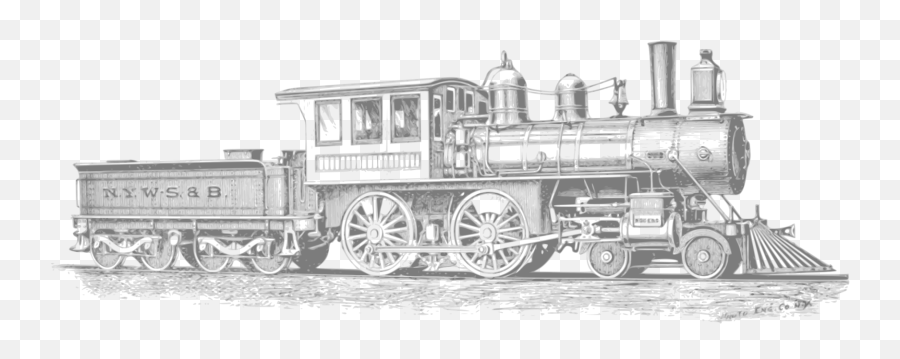 Railroad Tracks Png Train Transparent Background - Steam Engine Transparent,Train Tracks Png