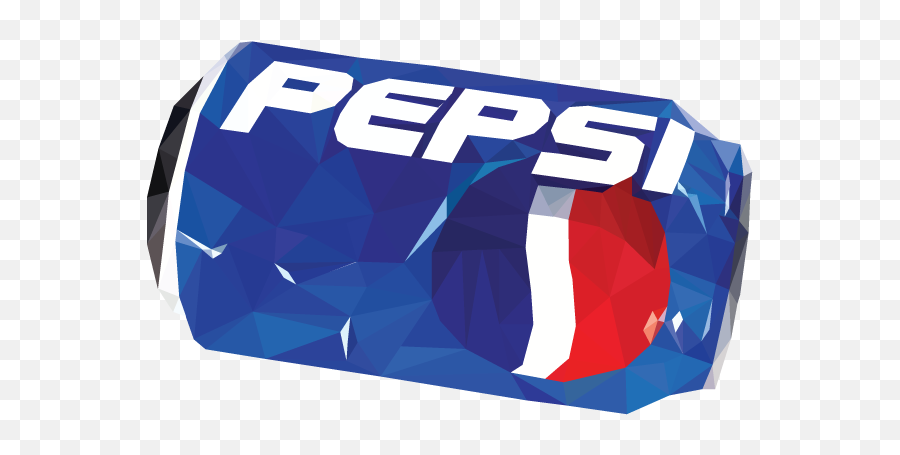 Low Poly Vector Image Of A Can Pepsi - Language Png,Low Poly Logo