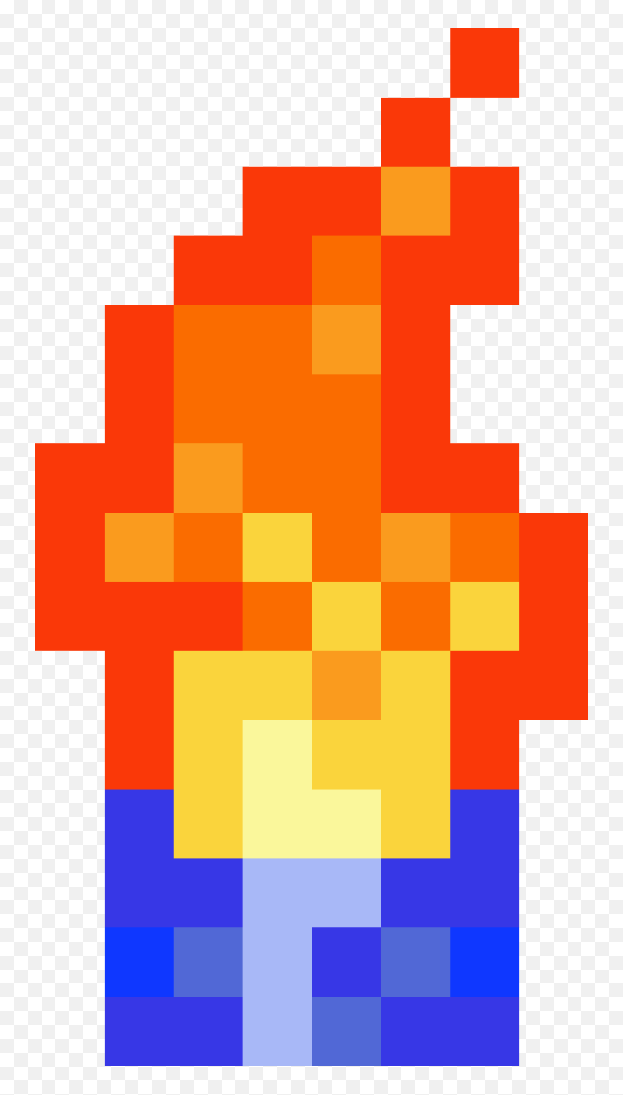 Flame Pixel Art Maker - Pixel Flame Png,Flame Emoji Transparent