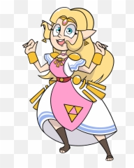 Princess Zelda - Happy png