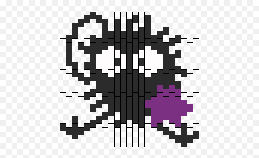 Confused Soot Sprite From Spirited Away Bead Pattern - Soot Sprite Perler Beads Png,Spirited Away Transparent