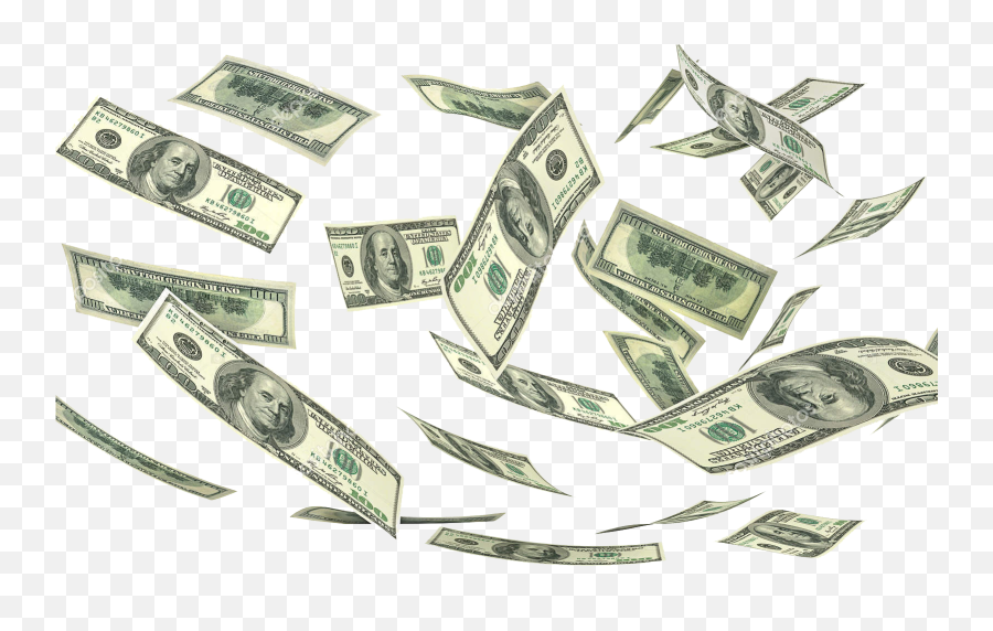 Download Raining Money Png - Falling Money Transparent Background,Money Png Images
