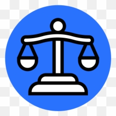 Balance Crime Justice Law Legal Scales Of Icon - Law Icon Circle png