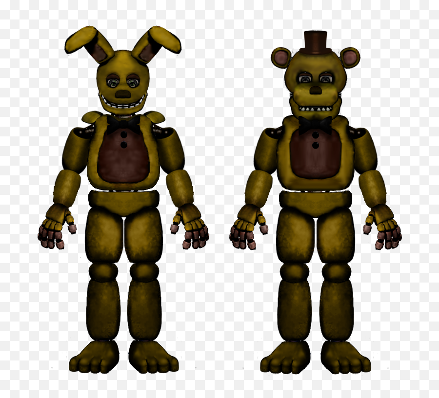 Springlock Suits - Withered Freddy Fnaf Ar Png,Freddy Fazbear's Pizza Logo