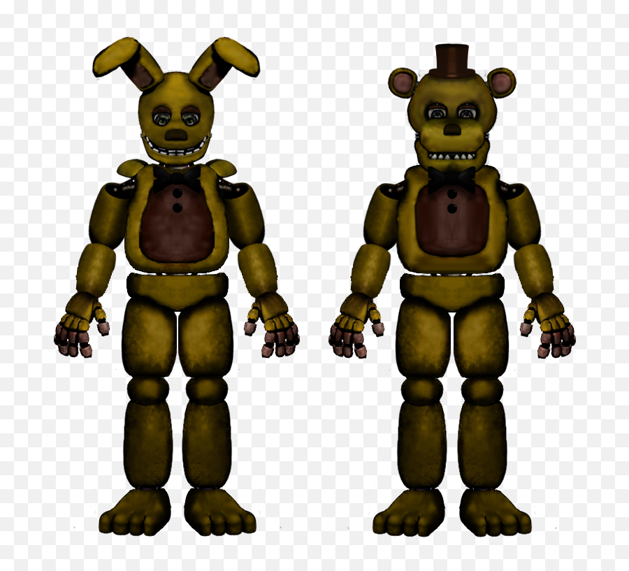 Springlock Suits - Withered Freddy Fnaf Ar Png,Freddy Fazbear's Pizza Logo  - free transparent png images 