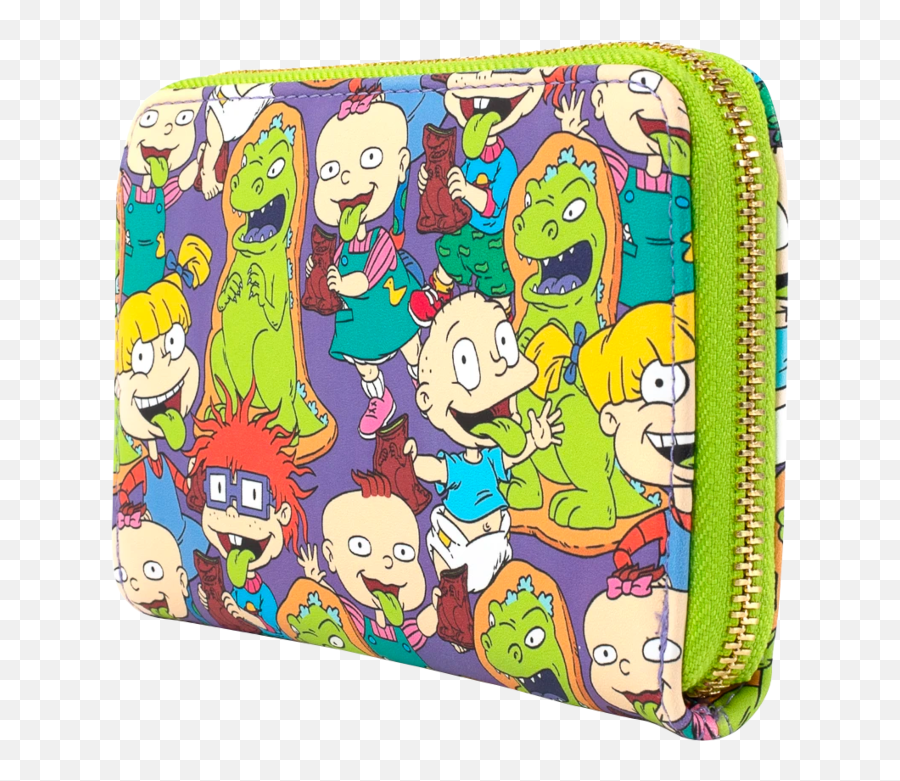 Rugrats - Characters Print 7u201d Faux Leather Ziparound Wallet For Teen Png,Rugrats Transparent