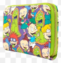 Rugrats - Characters Print 7u201d Faux Leather Ziparound Wallet For Teen Png,Rugrats Transparent