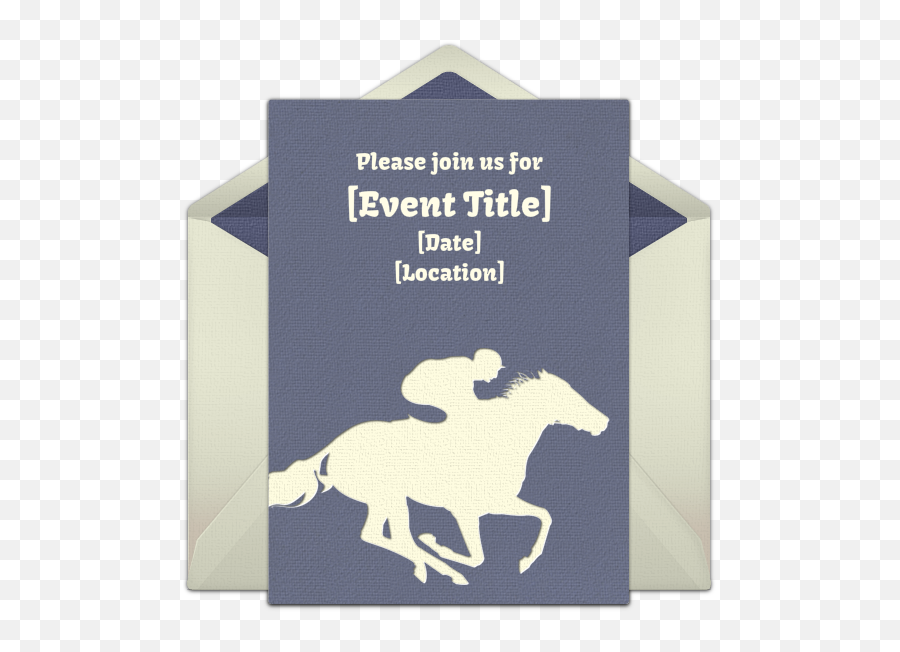 Free Horse Racing Jockey Invitations - Horse Racing Invitation Templates Free Png,Kentucky Derby Icon