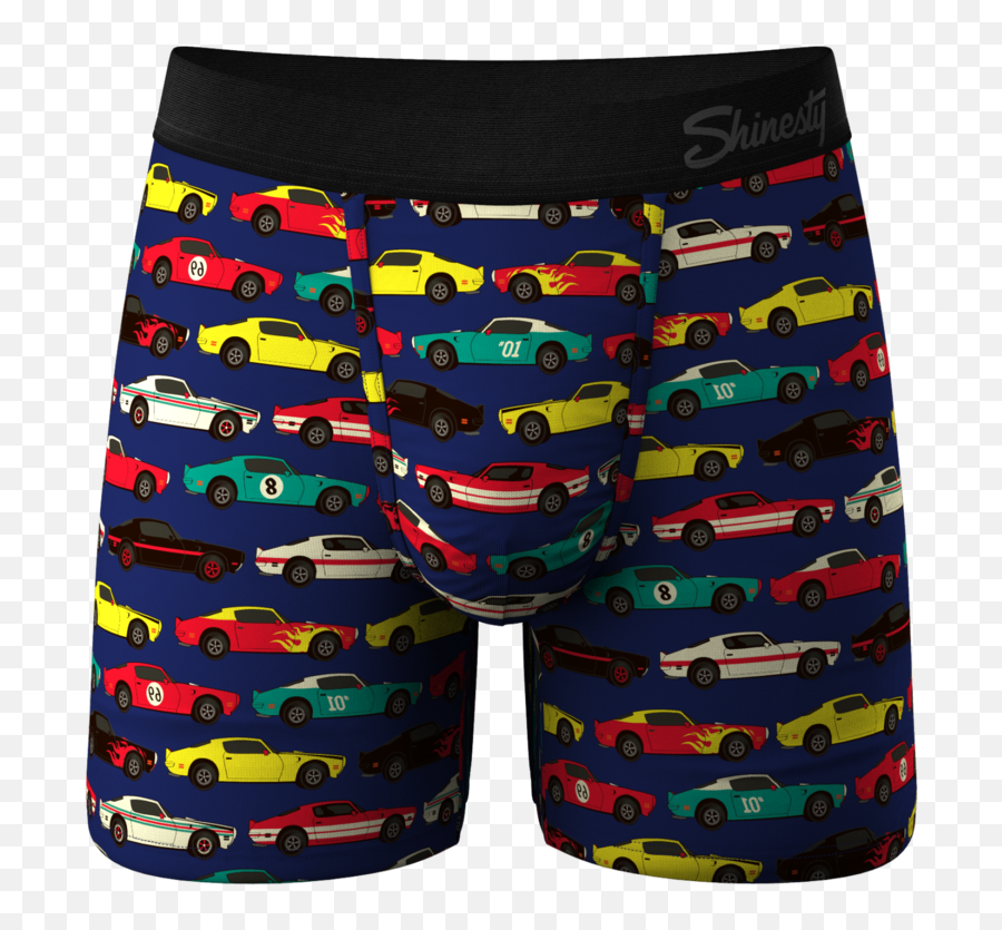 Race Car Ball Hammock Pouch Underwear - Bermuda Shorts Png,Icon Retro Daytona