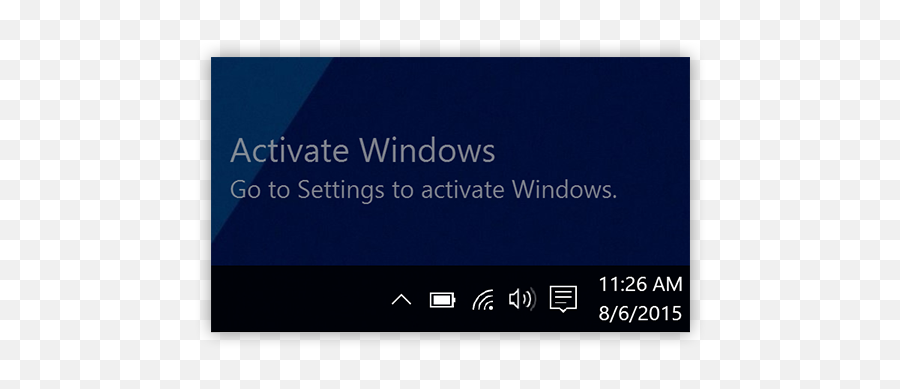 Updated How To Get Rid Of The Activate Windows Watermark - Horizontal Png,No Bluetooth Icon In Windows 10
