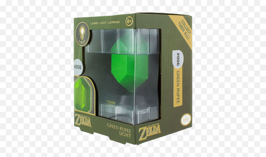 The Legend Of Zelda Green Rupee Icon 3d Led Decorative Light Lamp - Legend Of Zelda Green Rupee 3d Light Png,Legend Of Zelda Icon