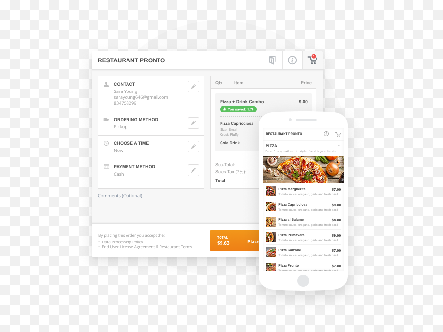 Facebook Ordering System For Restaurants - Technology Applications Png,Facebook Menu Icon