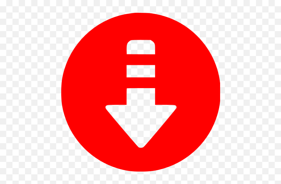 Red Arrow Down 5 Icon - Vertical Png,Red Arrow Icon Png