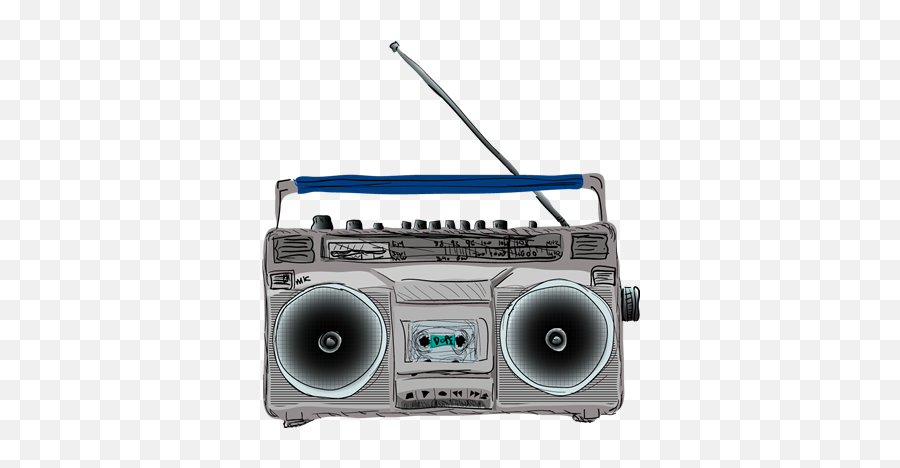 Music Player - Boombox Png,Boom Box Png