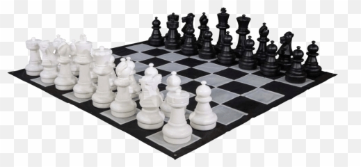 Megachess 25 Inch Giant Plastic Chess Set - Rental Chess Game Png Hd,Chess Pieces Png
