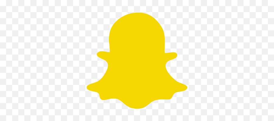 Social Media Network Snapchat Free Icon Of - Yellow Snapchat Ghost Png,Social Media Icon Set Png