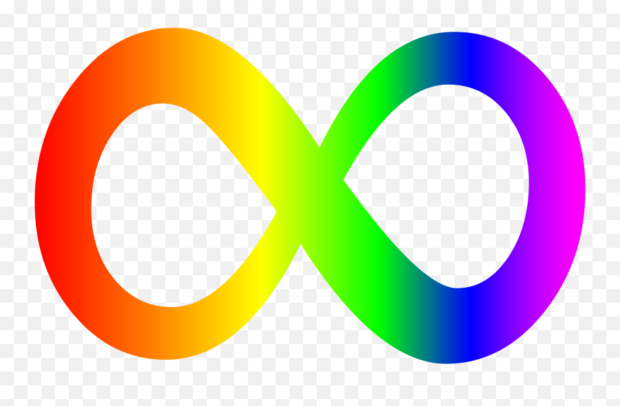 Infinity Symbol Rainbow Transparent Png - Autism Infinity Symbol,Rainbow Transparent