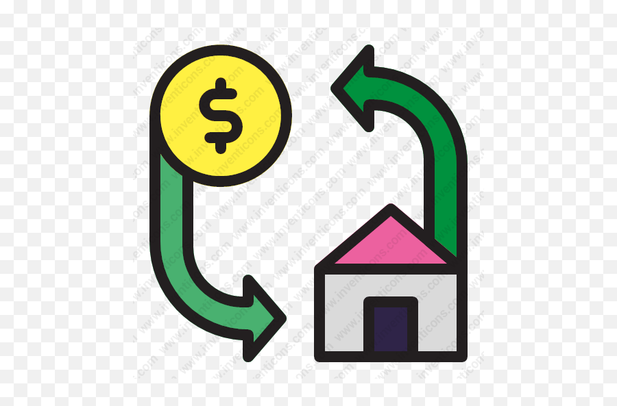 Download Economy Finance Business Money Mortgage Vector Icon - Mortgages Icon Png,Finance Icon Vector