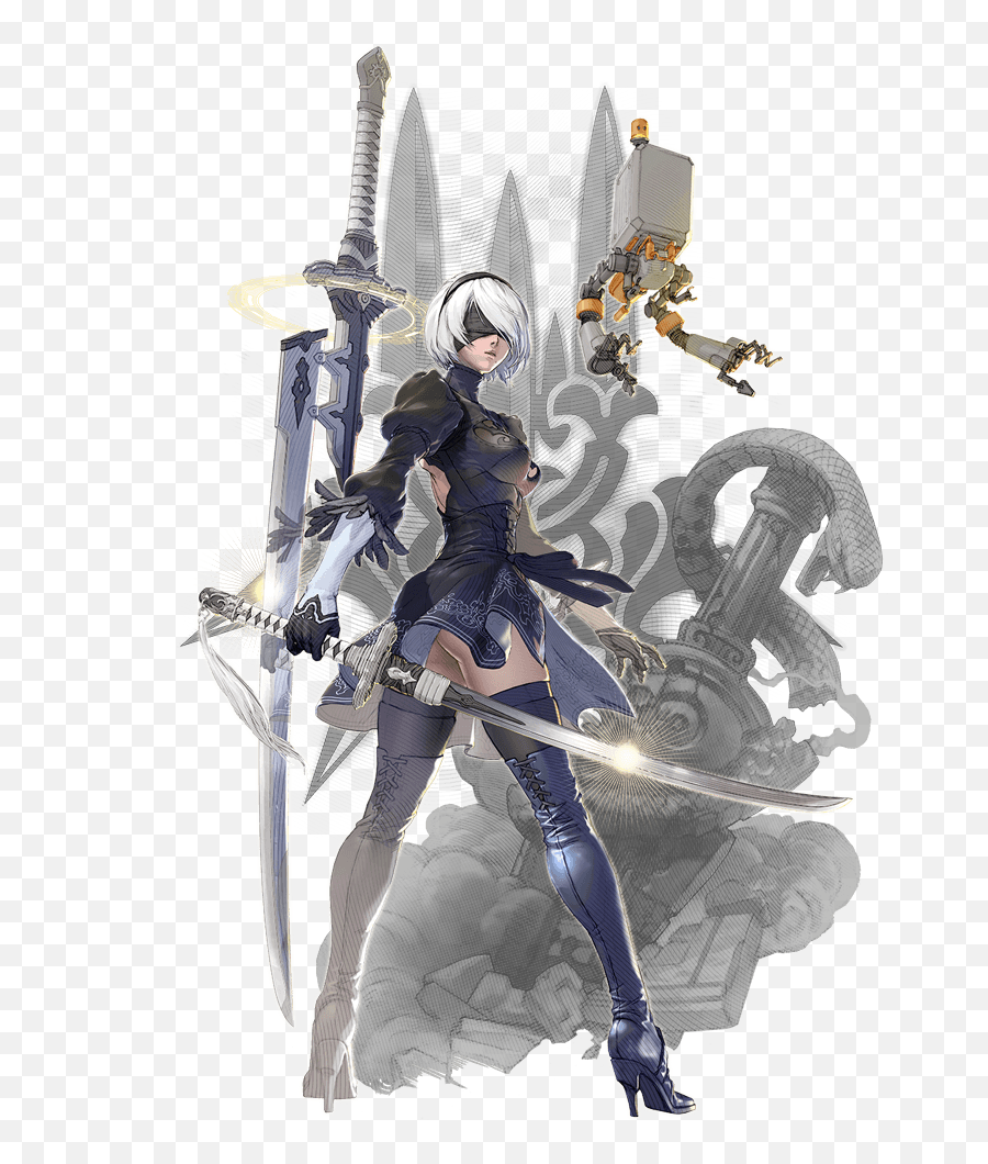 Imgur The Magic Of Internet - Soul Calibur 6 2b Art Png,Nier Automata Logo Png