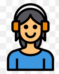 Avatar Man Men Profile Long Hair Part Icons - Happy png