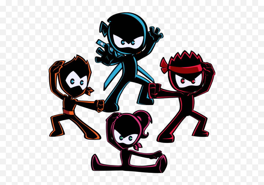 Youtube Ninja Kidz Tv Clipart - Full Size Clipart 5252603 Ninja Kids Cartoon Png,Kawaii Youtube Icon