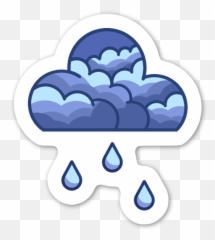 Buy Cloud - Die cut stickers StickerApp Clip Art png