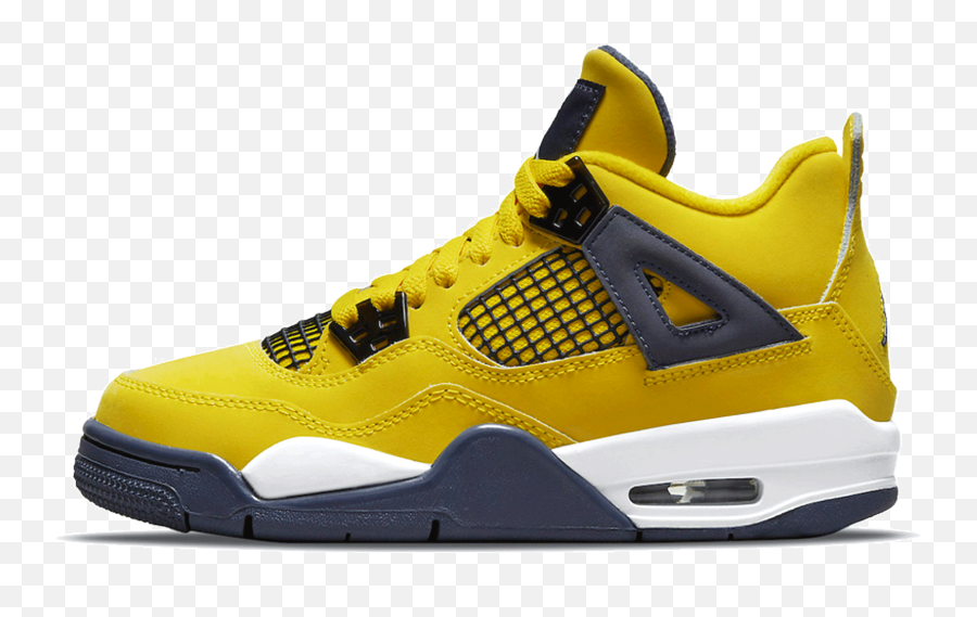 Air Jordan 4 Retro Gs U0027lightningu0027 2021 - Jordan 4 Lightning Png,Nike Icon Woven