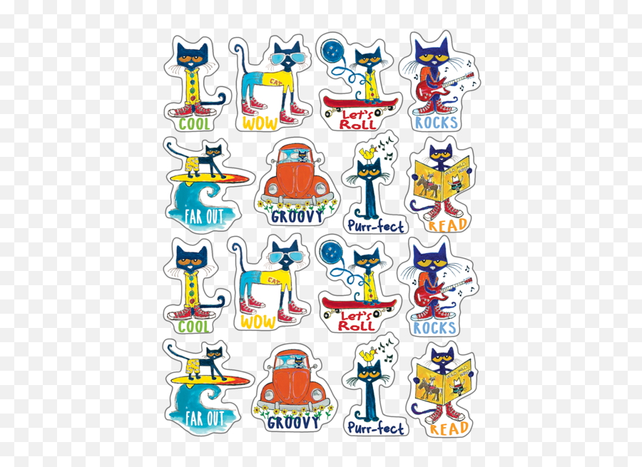 Pete The Cat Stickers - Pete The Cat Stickers Png,Pete The Cat Png