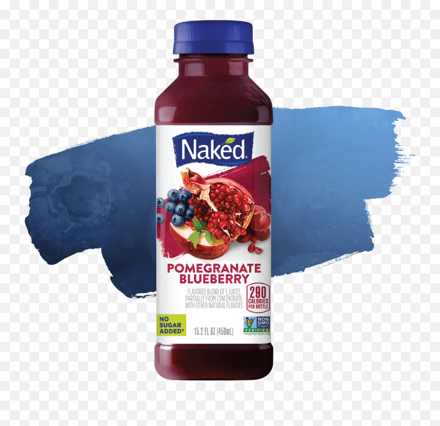Naked Juice Pomegranate Blueberry - Naked Juice Blue Machine Png,Pomegranate Transparent