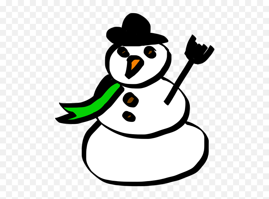 Free Photo Winter Green Cartoon Scarf Snowman Snow White - Snow Png,Snowman Icon Free
