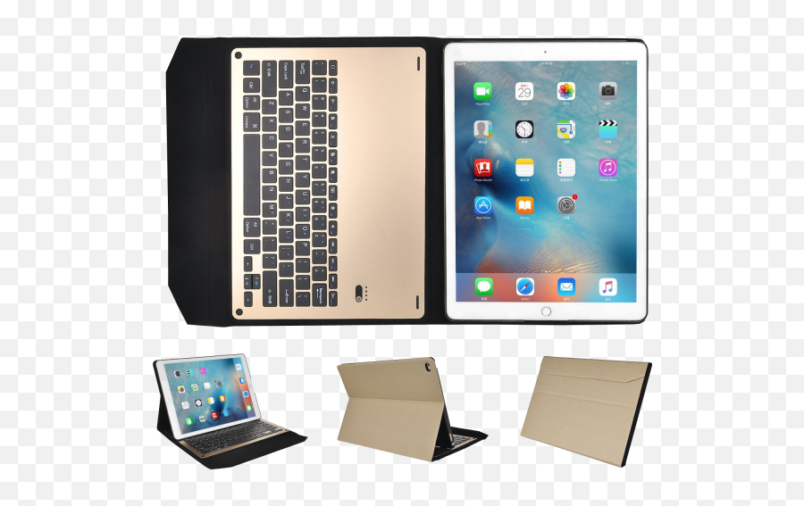 Apple Ipad Pro 97 Tablet With Accessories Like Soft Case Png Transparent