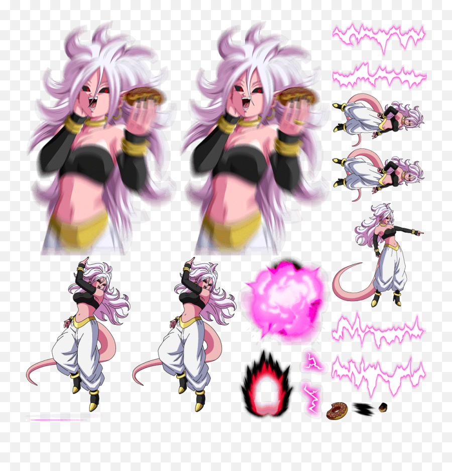 Urge - Dokkan Assets 21 Png,Android 21 Png