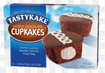 Swirly Cupcakes Tastykake - Chocolate png