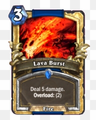 Lava Burst - Hearthstone Wiki png