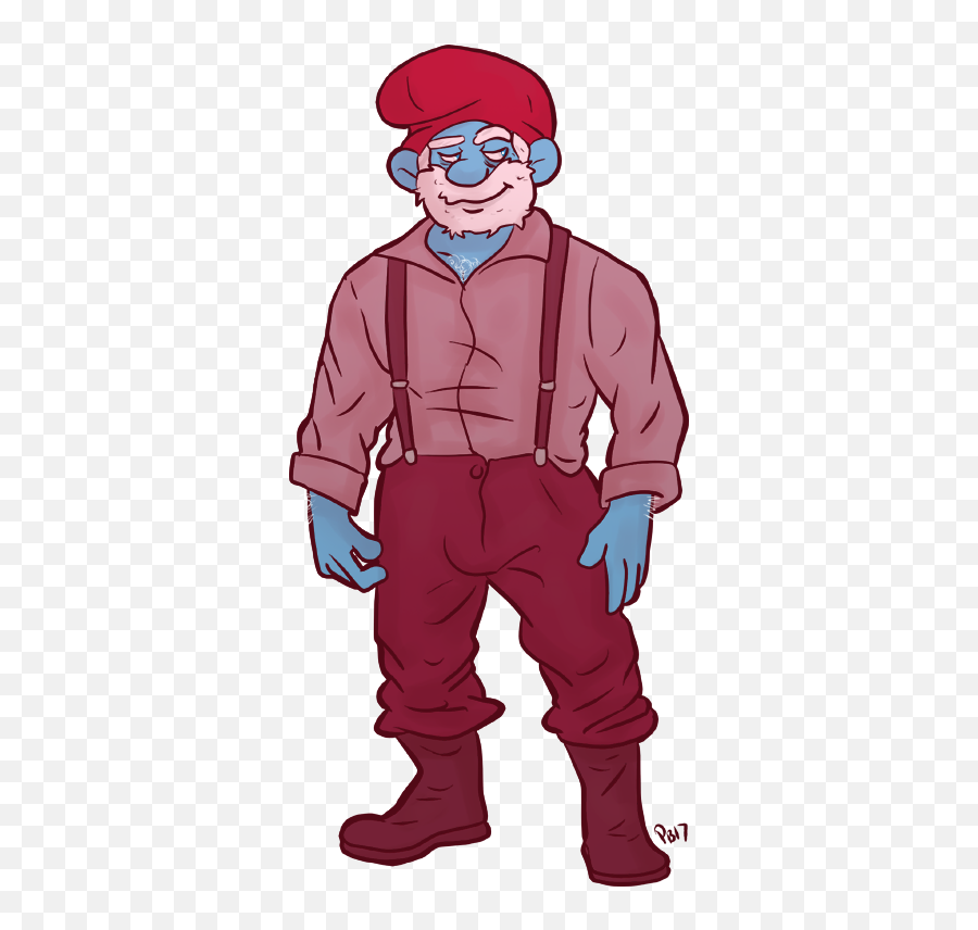 Big Papa Smurf - Papa Smurf Full Size Png Download Seekpng Papa Smurf Big Papa,Smurf Png