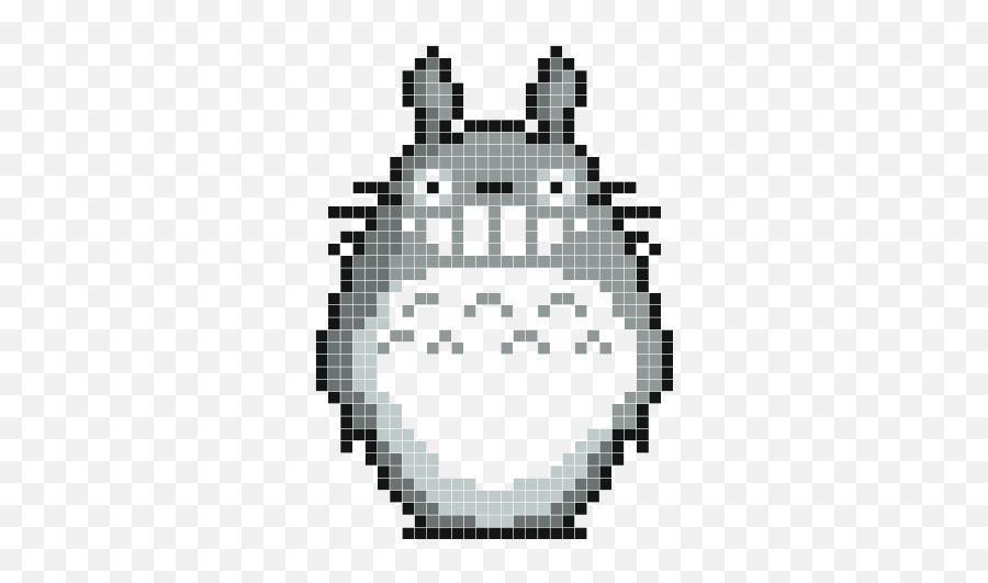 Totoro - Wall Decals Stickaz Totoro Pixel Art Png,Totoro Png