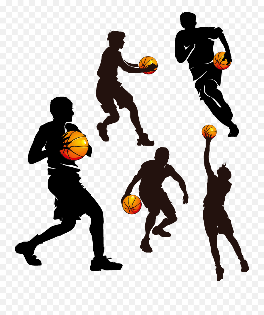 Girl Basketball Player Silhouette Png - Basketball Silhouette Sports Clip Art,Basketball Player Silhouette Png