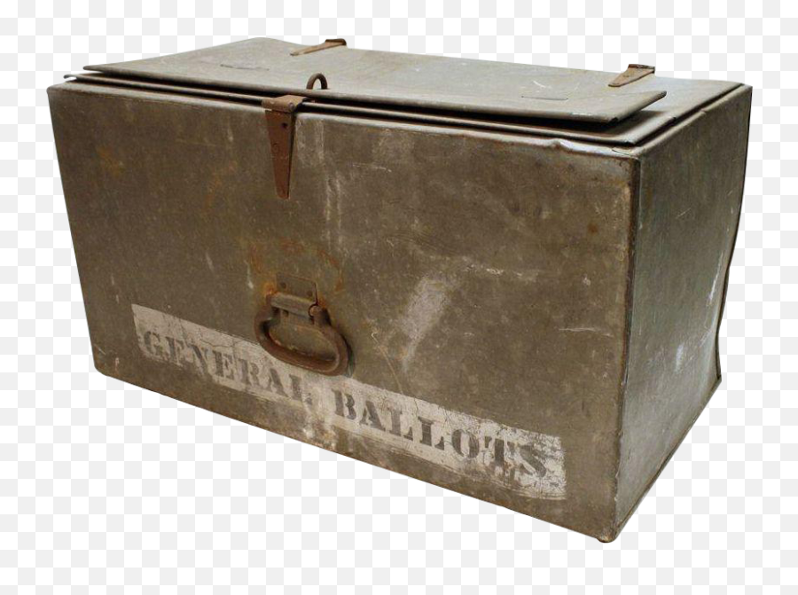 Metal Ballot Box - Box Png,Ballot Box Png