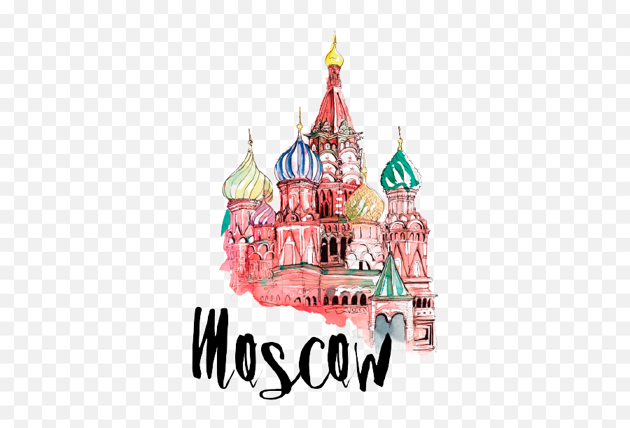Download Church Clipart Watercolor - Moscow Castle Png Png Saint Cathedral,Church Clipart Png