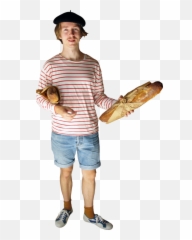 Download France Baguette Png Image For Free - Man With Baguette Png,Baguette Png