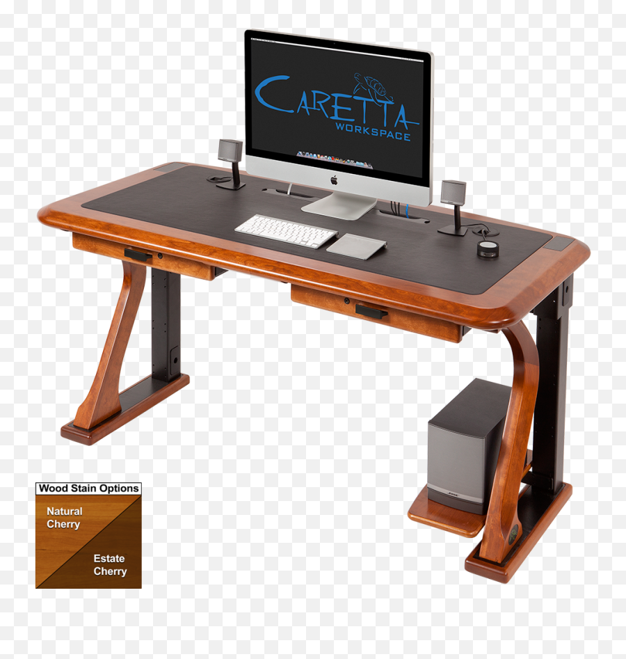 Artistic Computer Desk Full - Computer Cable Hide Desk Png,Computer Desk Png