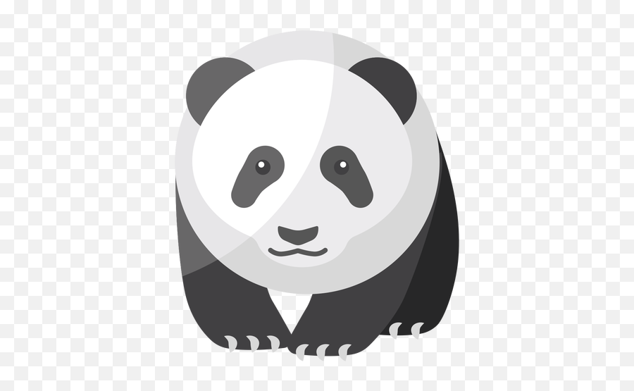Panda Fat Spot Muzzle Flat - Transparent Png U0026 Svg Vector File Boca De Un Panda,Fat Png