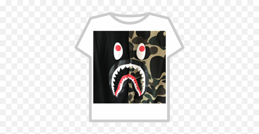 Toc1f47 Bape Shark T Shirt Roblox - Todoesdigitalrdcom Roblox Black Adidas Png,Bape Logo Png