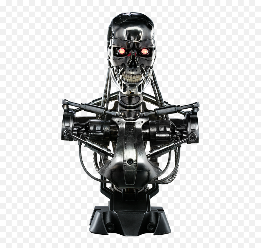 Sideshow Collectibles The Terminator - Sideshow Collectibles Terminator T800 Life Size Bust Png,Terminator Face Png