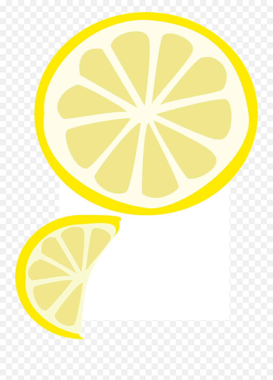 Slice Fruit Yellow - Meyer Lemon Png,Lemon Slice Png