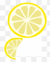 Slice Fruit Yellow - Meyer Lemon png