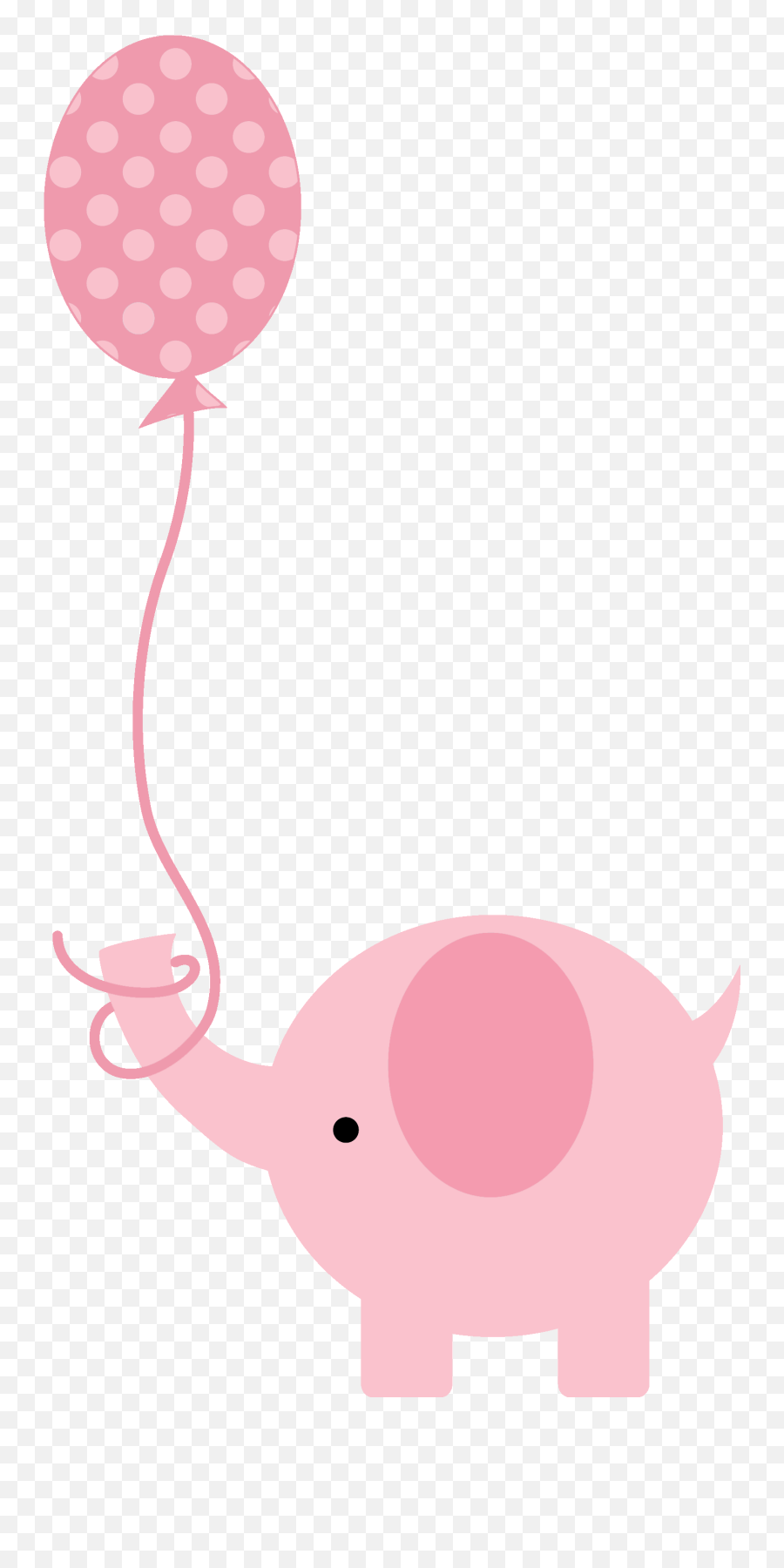 Baby Elephant Png - Baby Girl Baby Shower Clip Art,Baby Elephant Png